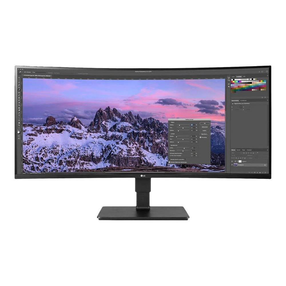 LG 35BN77CP-B 35" UltraWide Curved monitor 3440x1440 fekete (35BN77CP-B.AEU)