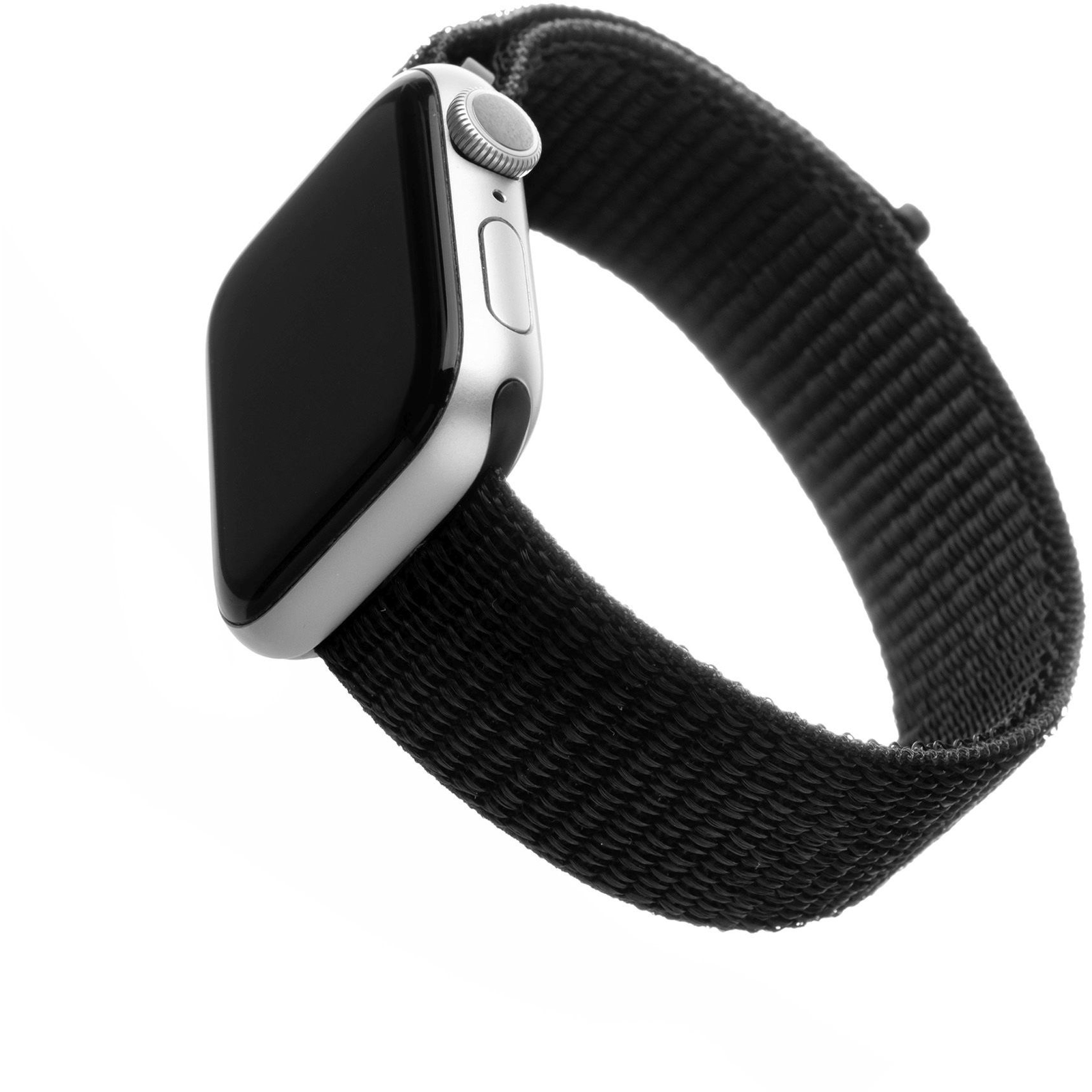 FIXED Nylon Strap Apple Watch 42/44/45/Ultra 49mm - fekete (FIXNST-434-BK)
