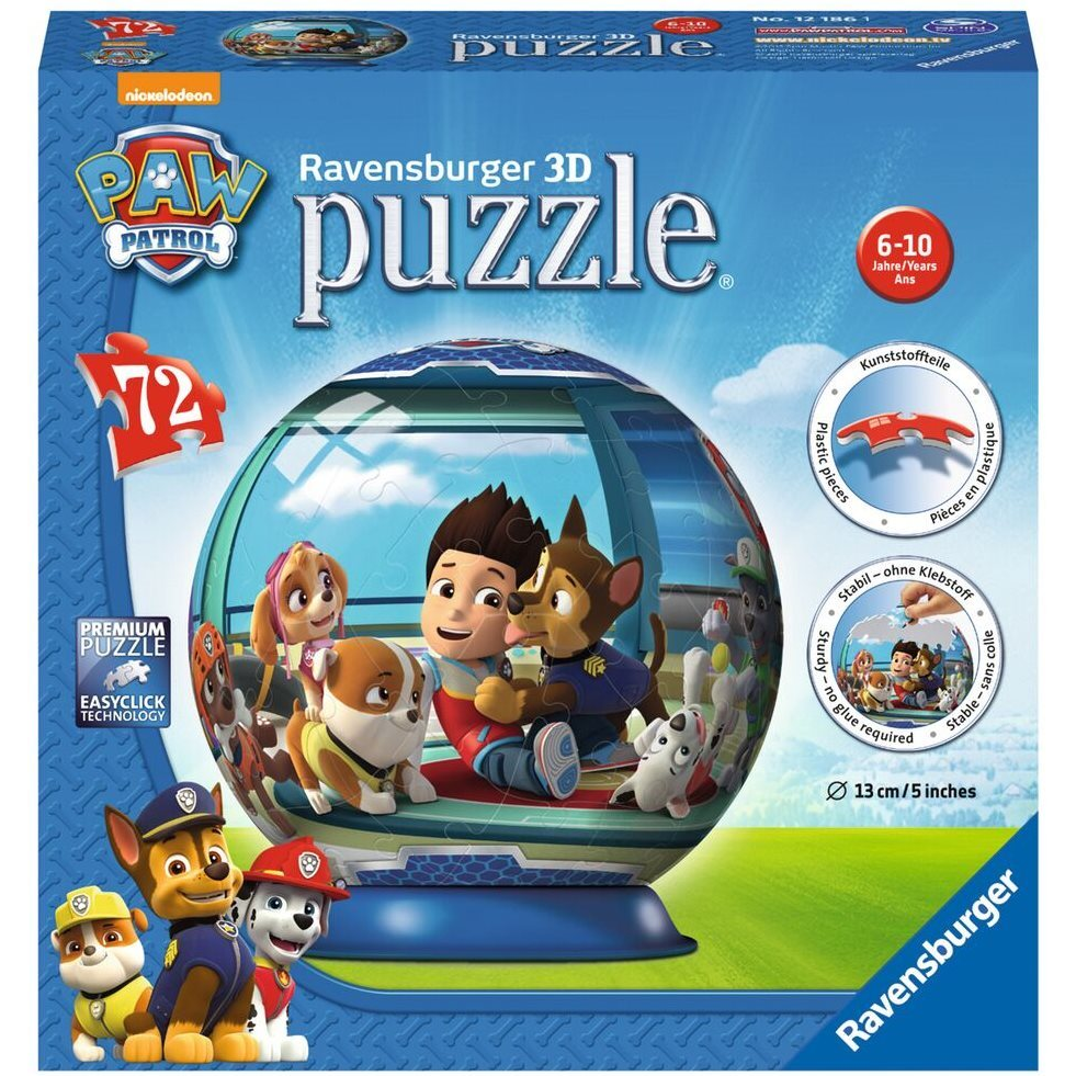 Ravensburger 121861 - Ball Paw Patrol (4005556121861)