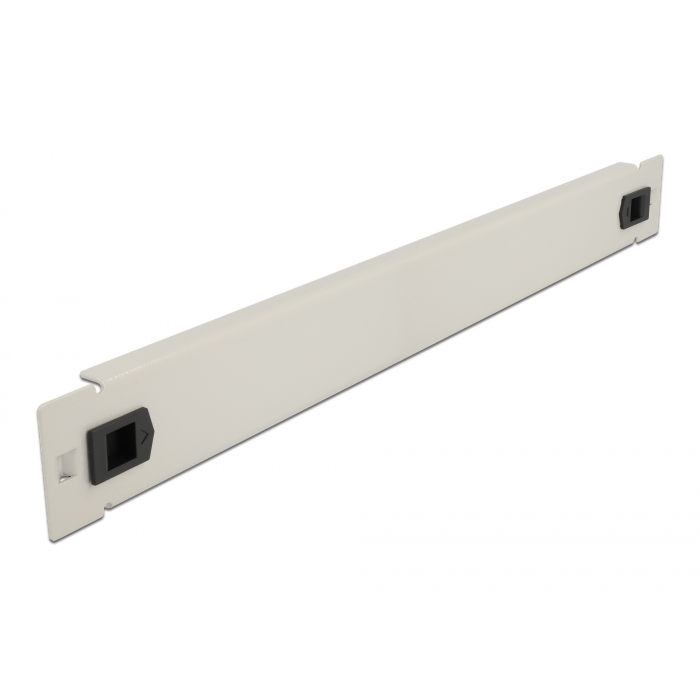 Delock 19 hálózati cabinet zárt fedéllel eszközmentes 1U szürke (66630) (66630)