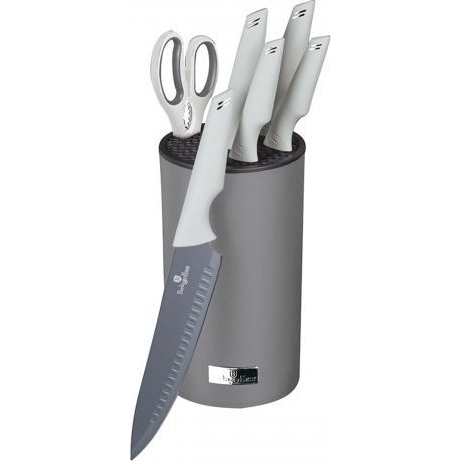 BerlingerHaus BH/2841 Aspen Collection Késkészlet - Rozsdamentes Acél, Matt Szürke (BH-2841)