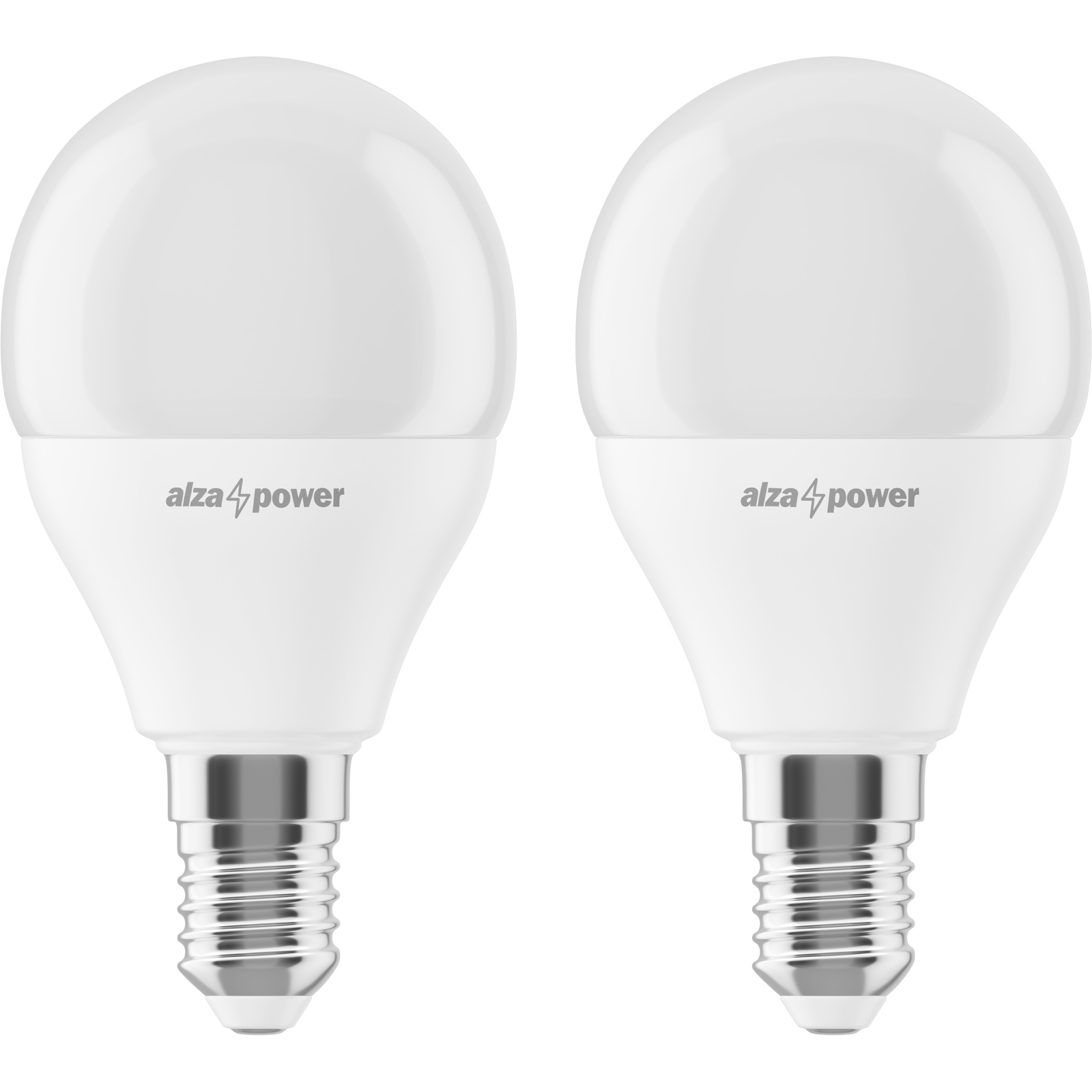 AlzaPower LED 8-55W, E14, P45, 2700K, set, 2db (APW-LBP14-82700KM2)