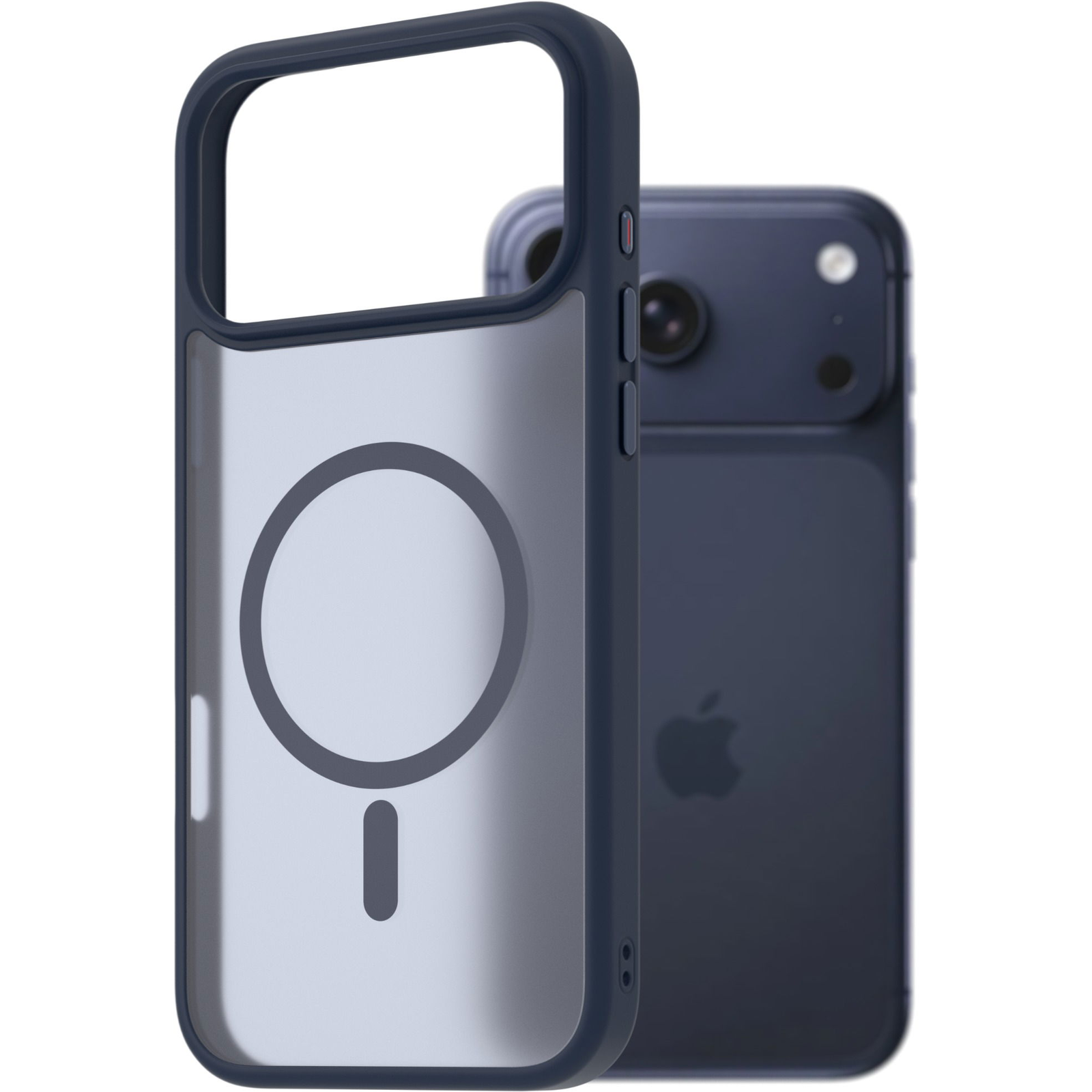AlzaGuard Matte iPhone 17 Pro Max sötétkék MagSafe tok (AGD-PCMM479L)