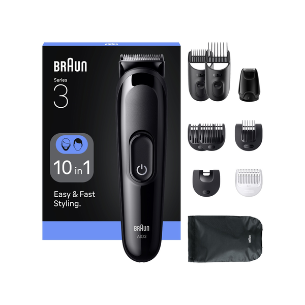 Braun AIO3560 skæg- og hårtrimmer Sort 14 Nikkel-Metalhydrid (NiMH)
