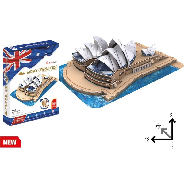 Dante Puzzle 3D duży zestaw Katedra Opera w Sydney