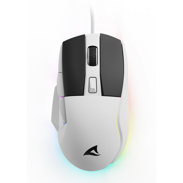 Sharkoon Skiller SGM35 Vezetékes Gaming Egér Fehér 6400 DPI