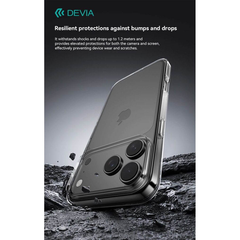 Devia Naked Series szilikon tok - Apple iPhone Air - átlátszó (ST132818)
