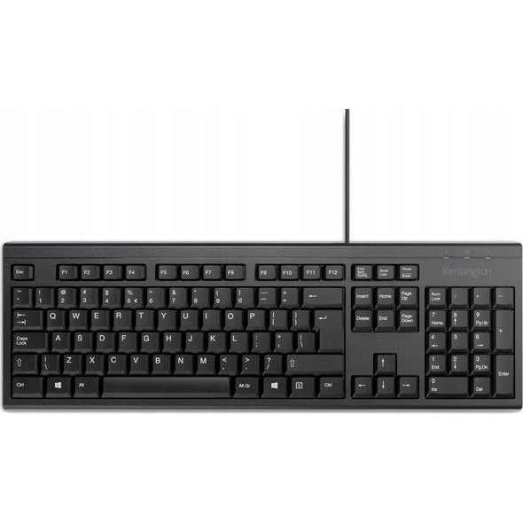 Kensington KB100 EQ toetsenbord Thuis/Werk USB QWERTY US International Zwart
