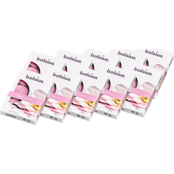 Bolsius Podgrzewacze zapachowe BOLSIUS True Scents 4H 60szt. MAGNOLIA