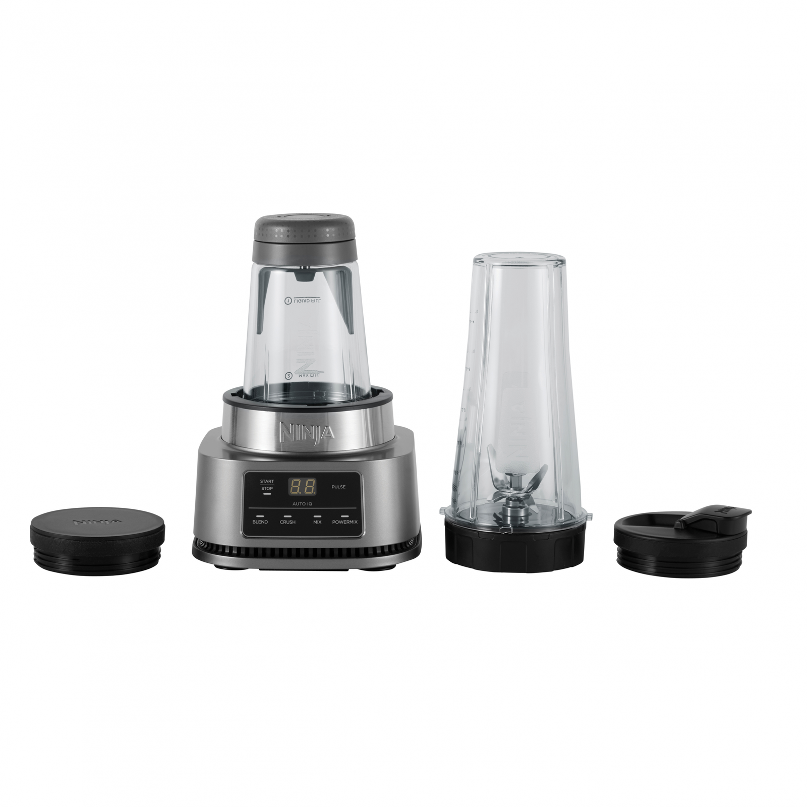 Ninja CB100EU turmixgép 0,7 L Asztali mixer 1100 W Fekete, Rozsdamentes acél (CB100EU)