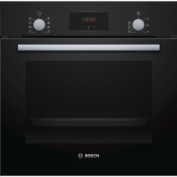 Фурна за вграждане Bosch HBF153EB0, Електрическа, Самопочистване EcoClean Direct, 66 л, Клас A, Черна