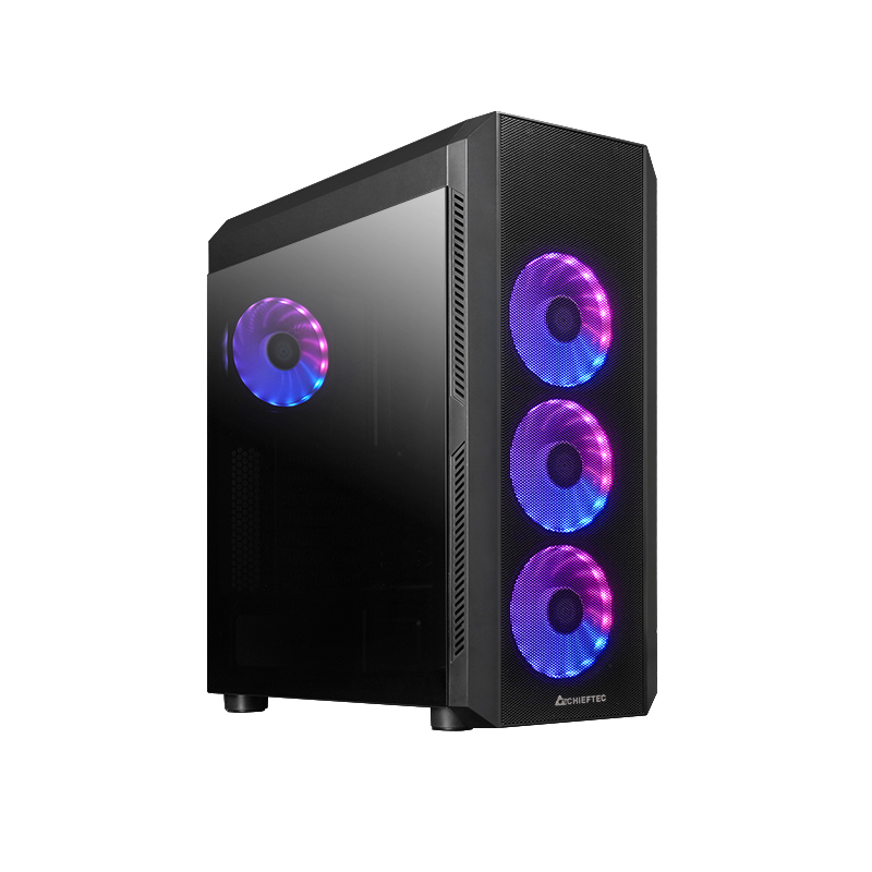 Chieftec GL-04B-OP carcase PC Midi Tower Negru