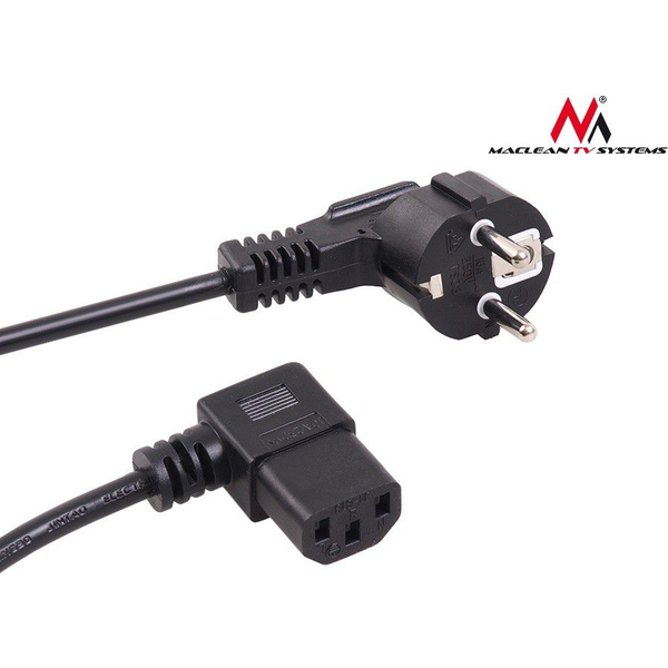 Kabel zasilający Maclean MCTV-802 3-pin 1.5m wtyk EU