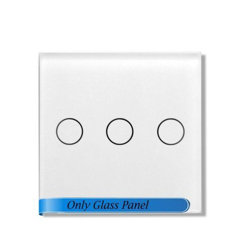 SMARTZILLA moduláris üveg panel kerethez, 3 csatornás kapcsolóhoz fehér (2039103) (smart2039103)