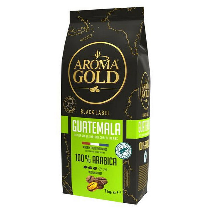 Aroma Gold Black Label Guatemala, szemes, 1000 g (4771632001180)