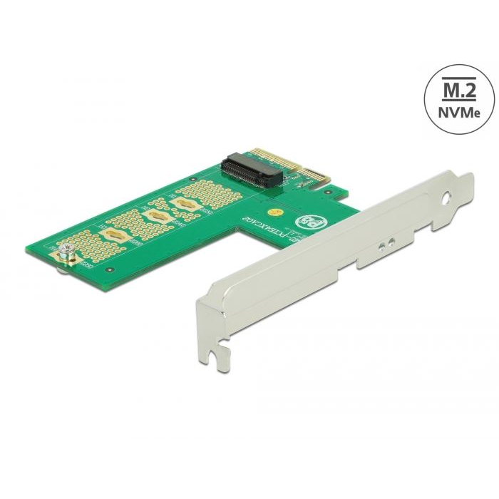 Delock PCI Express x4 Card > 1 x internal NVMe M.2 Key M – cross format (89561) (delock89561)