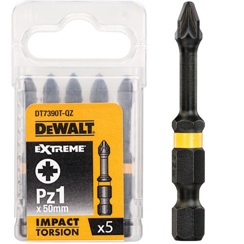 DEWALT Extreme Impact Bithegy PZ1 x 57 mm 5 db