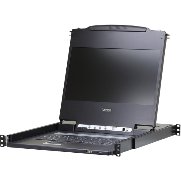 ATEN CL6700MW стелажна конзола 43,9 см (17.3") 1920 x 1080 пиксела Метал Черен 1U