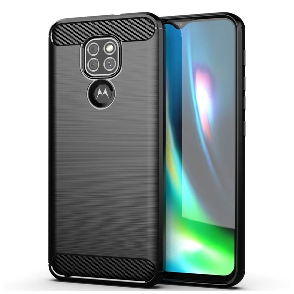 Motorola Moto G9 PLAY és E7 PLUS készülékhez tok szénfekete