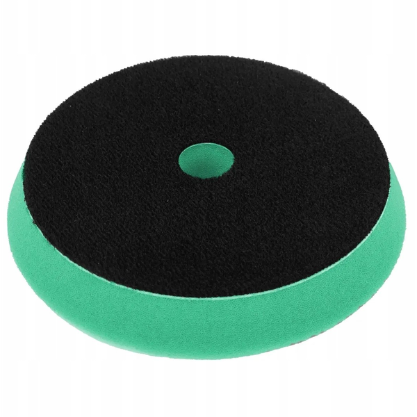 Gąbka polerska z rzepem bardzo twarda 150mm gr25mm (zielona)