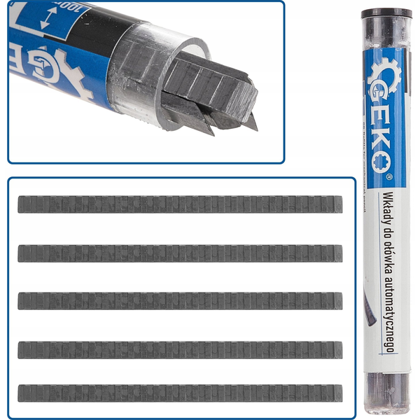  Geko Wkłady do ołówka automatycznego 100x2mm 5szt. (500)