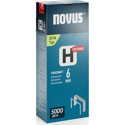 Novus Tools 042-0770 Finomhuzal kapcsok 37-es típus 5000 db Méret (H x Sz) 6 mm x 10.6 mm (NV042-0770)