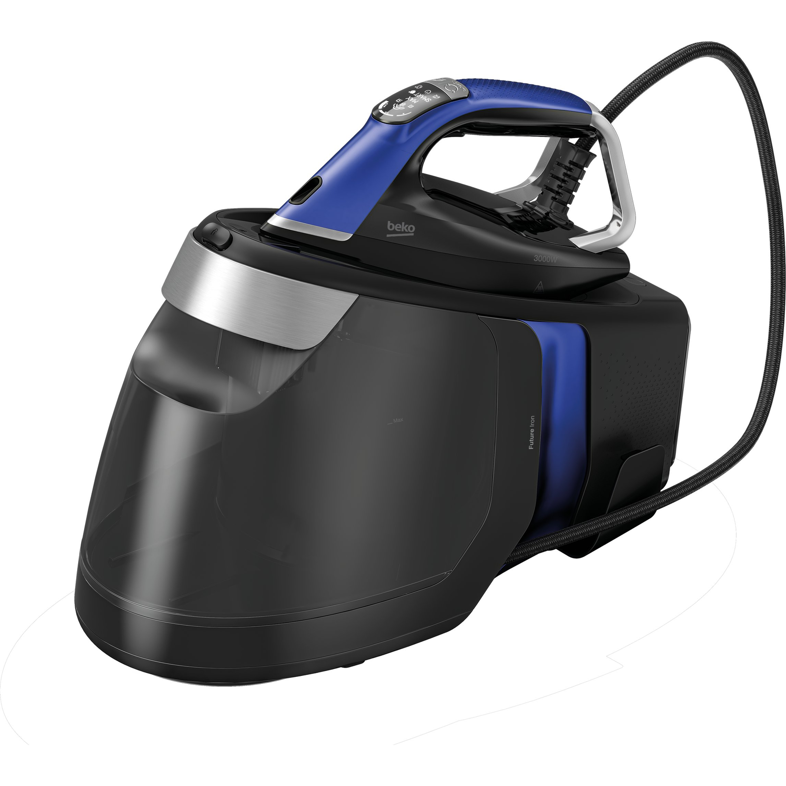 Beko SGA9130B gőzvasaló állomás 3000 W 0,35 L Fekete, Kék, Ezüst (8911463200)