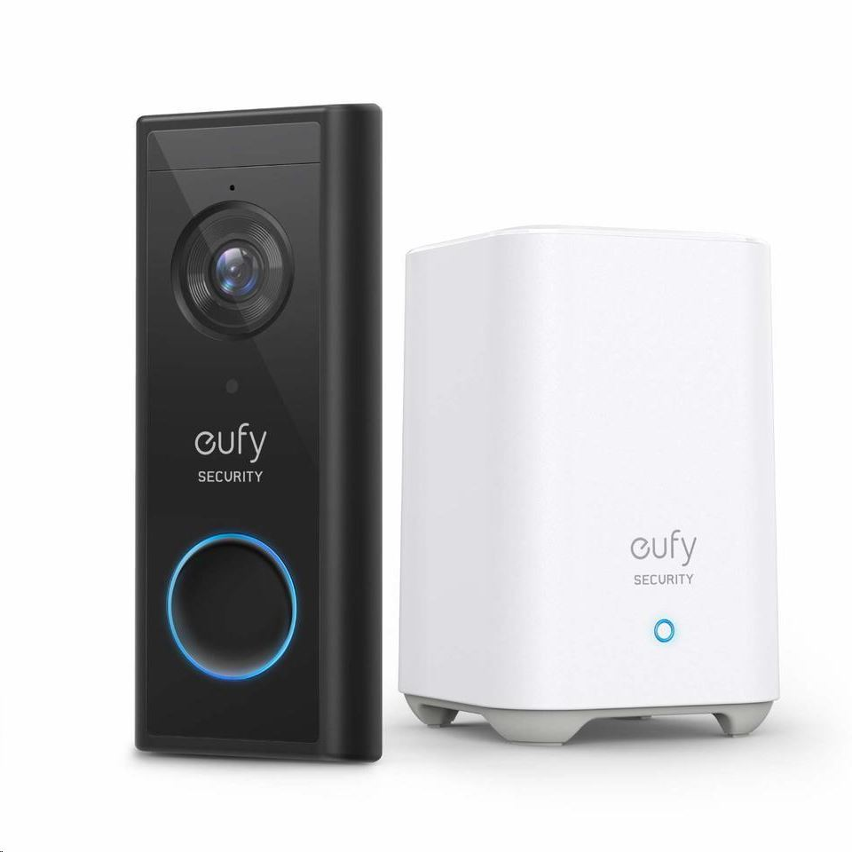 Anker Eufy Video Doorbell 2K video kaputelefon kültéri egység + HomeBase 2 központi egység szett (E82101W4) (E82101W4)