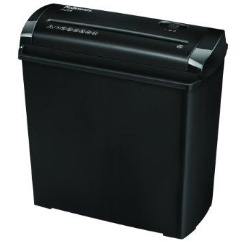 Fellowes P-25S papiervernietiger Reepversnippering 22 cm Zwart, Grijs