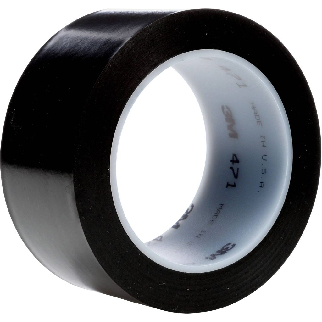 3M 471S50 vinil ragasztószalag, fekete, 33 m x 50 mm (471S50)
