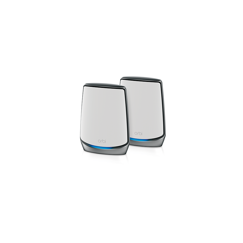 NETGEAR Orbi RBK852 AX6000 WiFi 6 Mesh System Trojpásmový (2,4 ghz/5 ghz/5 ghz) Wi-Fi 6 (802.11ax) Šedá, Biela 8 Vnútorný (RBK852-100EUS)