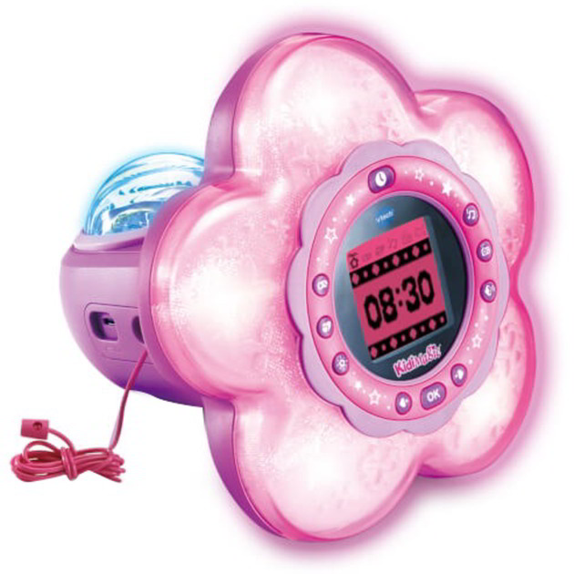 VTech Kidimagic Galaxy Light - Gyerek Projektoros LED Éjjeli fény Ébresztőórával (80-572704)