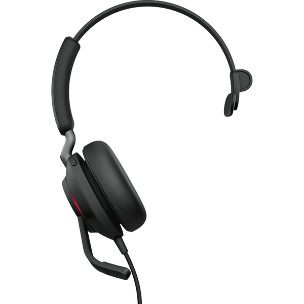 Jabra Evolve2 40 SE Headset Ledningsført Opkald/musik USB Type-C / USB Type-A Sort