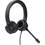 Trust HS-150 Слушалки Жичен Лента за глава Офис/Център за обаждания Черен