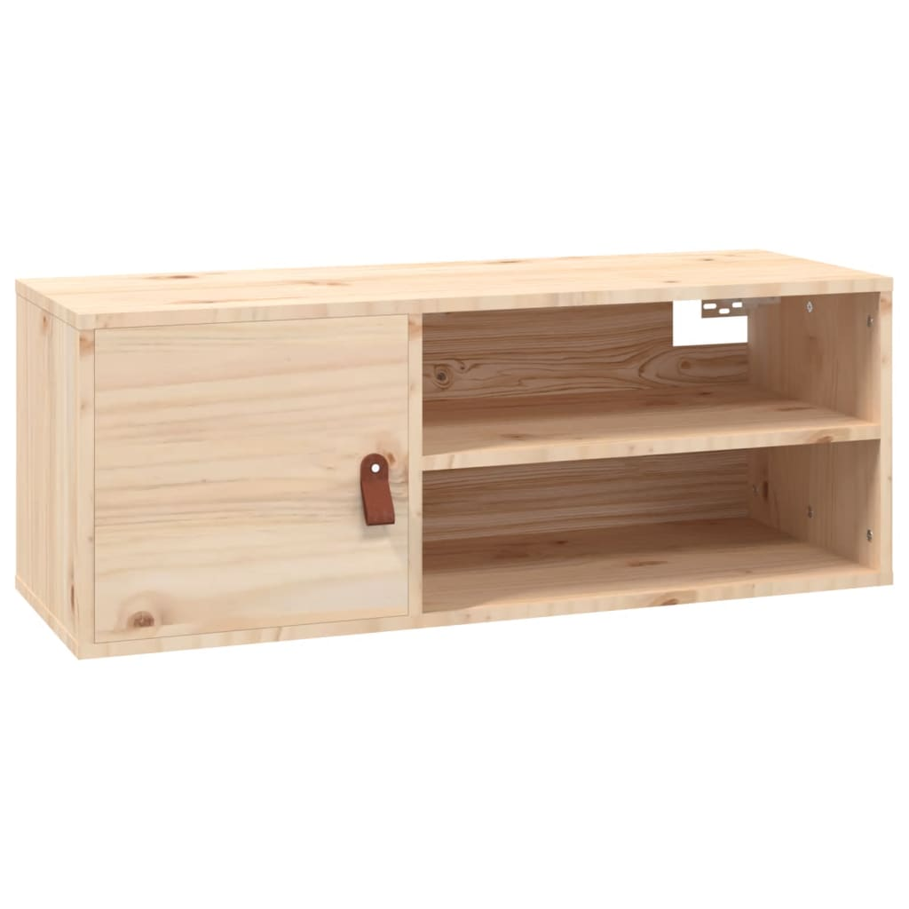 tömör fenyőfa faliszekrény 80 x 30 x 30 cm (818385)