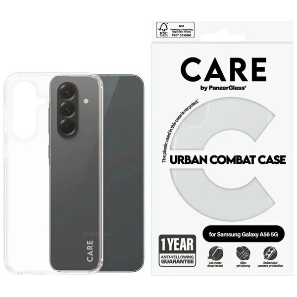 PanzerGlass CARE BY FLAGSHIP mobiele telefoon behuizingen Hoes Transparant