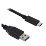 Adatkábel és töltő (USB - Type-C, 100cm) FEKETE (CA-232CD)