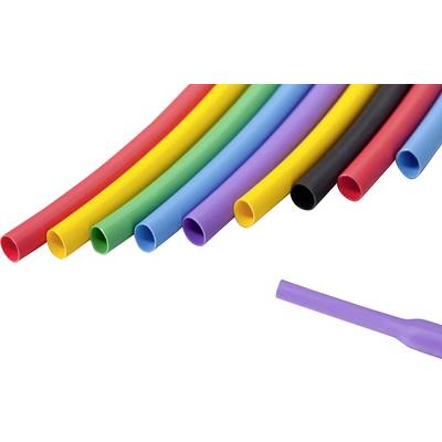 Hongshang H-2(3X)12 - 4 Zsugorcső ragasztó nélkül Fekete 12 mm Zsugorodási arány:3:1 méteráru (H-2(3X)12 - 4)