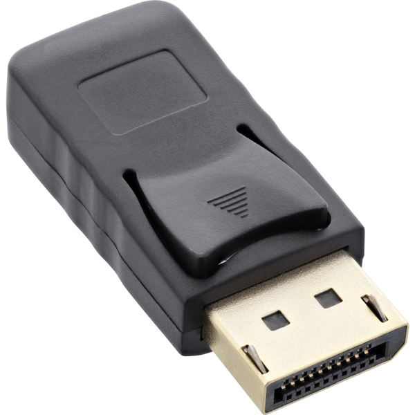 InLine 17196A adattatore per inversione del genere dei cavi DisplayPort male Nero