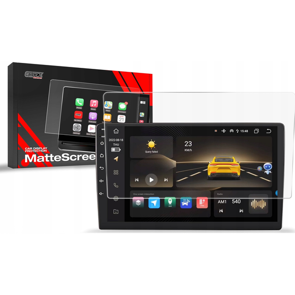 Radio samochodowe GrizzGlass Folia matowa GrizzGlass CarDisplay Protection do Android Radio DJKD 9"