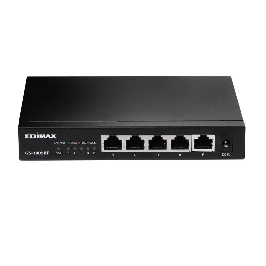 Sieťové pripojenie Edimax GS-1005BE 5 portov čierna (GS-1005BE)