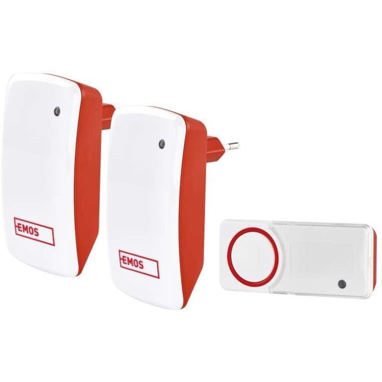 EMOS akkumulátormentes vezeték nélküli ajtócsengő P5750.2R (3402120000)