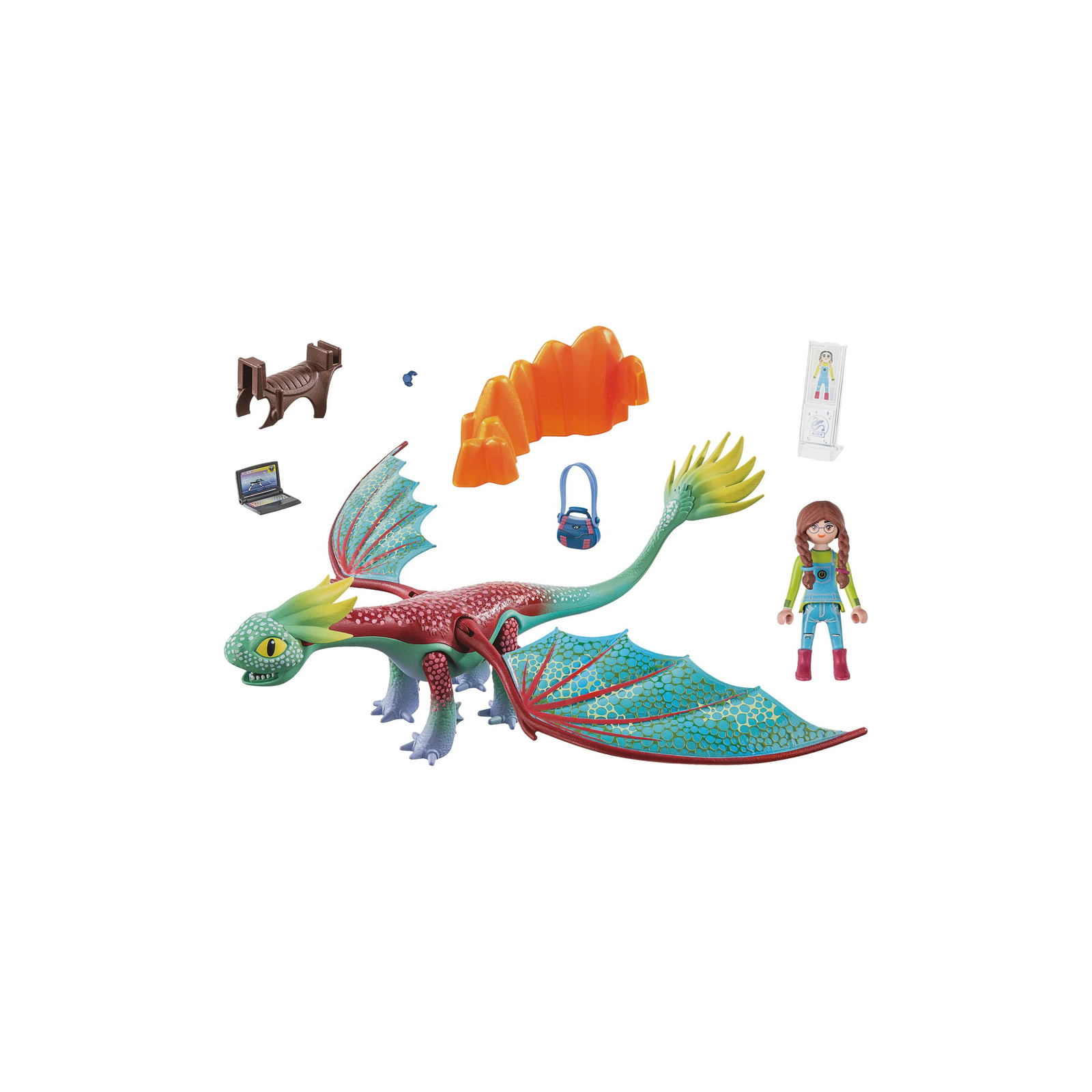 Playmobil Dragons A kilenc birodalom - Feathers és Alex (71083)