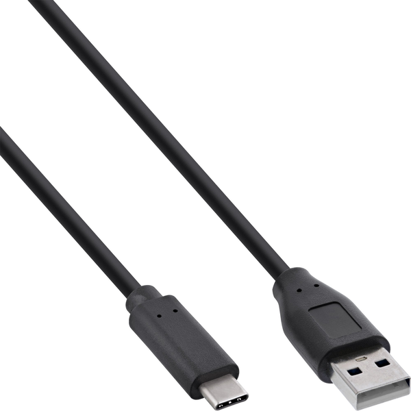 InLine 35735 USB-kabel USB 2.0 5 m USB C USB A Sort
