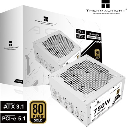 Thermalright AG-750-W ATX desktop tápegység 750W 80+ Gold BOX (TR-AG 750-W)