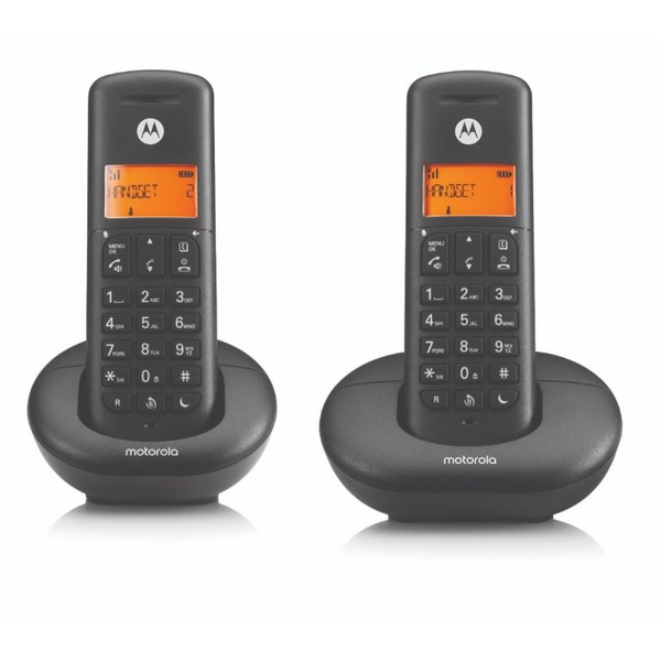 Motorola E202 fekete vezeték nélküli telefon