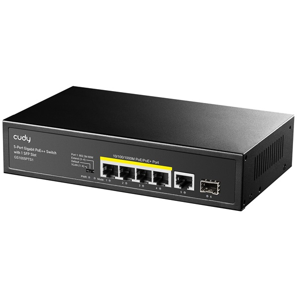 Cudy 5 Poort 1Gbps PoE+ /1x SFP