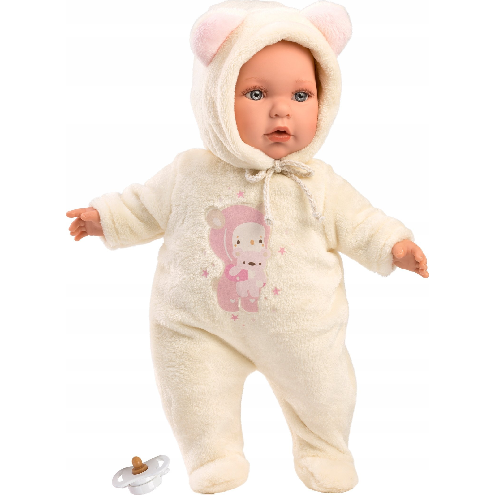 Llorens 14208 Baby Julia - élethű játékbaba puha szövet testtel - 42 cm (8426265142088)