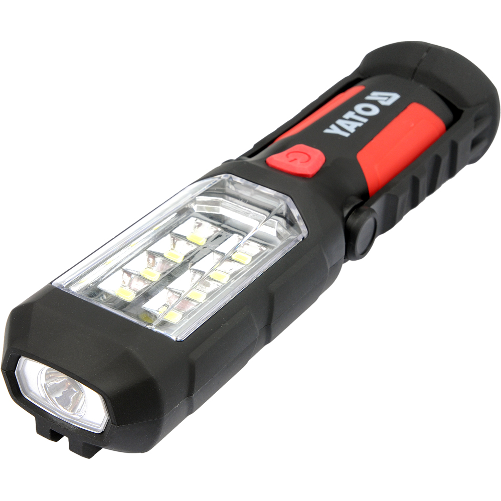 YATO LED mágneses szerelő/ zseblámpa akasztóval 8+1 LED, 280LUM 3x1,5V (YT-08513) (YT-08513)