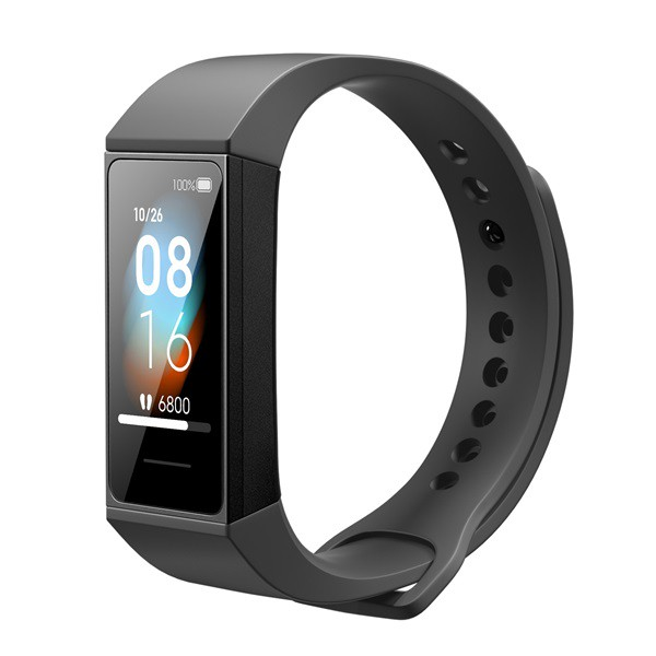 XIAOMI Mi Band 4C bluetooth okoskarkötő (aktivitásmérő, cseppálló + USB töltőkábel) FEKETE (HMS01GE)